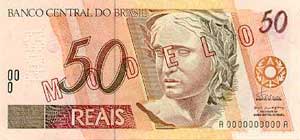 Cédula de 50 reais